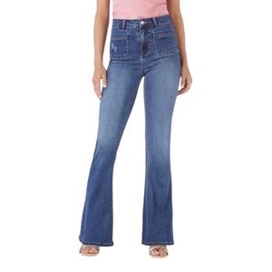 Medium Wash Flare Jeans